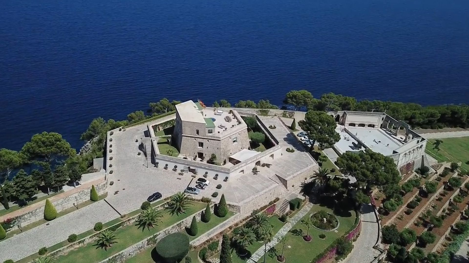 Sa Fortelsa, en Mallorca, es el castillo en el que se casarán Rafael Nadal y Mery Perelló (Youtube: Mike Van Dyke)