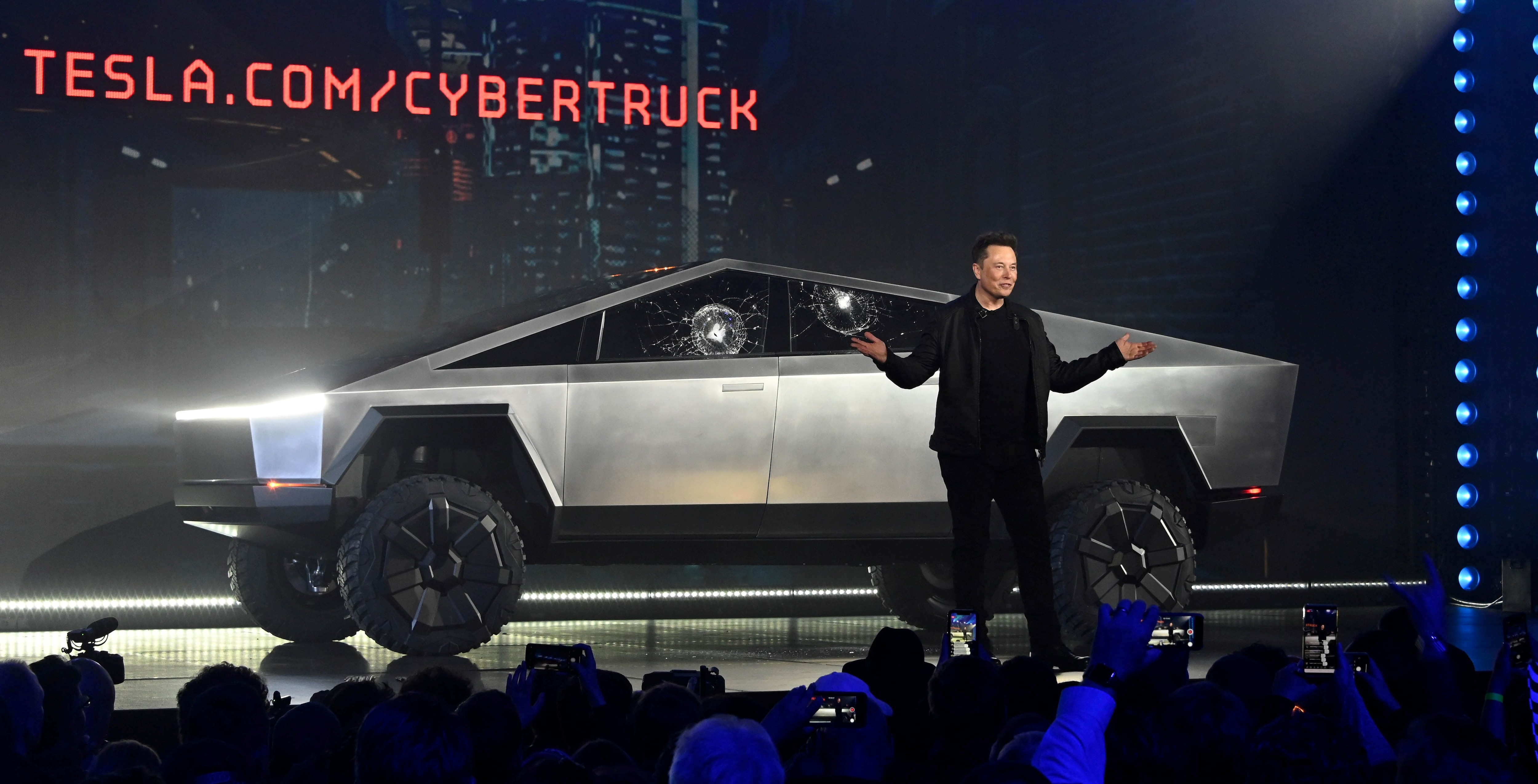 Elon Musk tras su falla en público (Foto: Robert Hanashiro/USA TODAY)