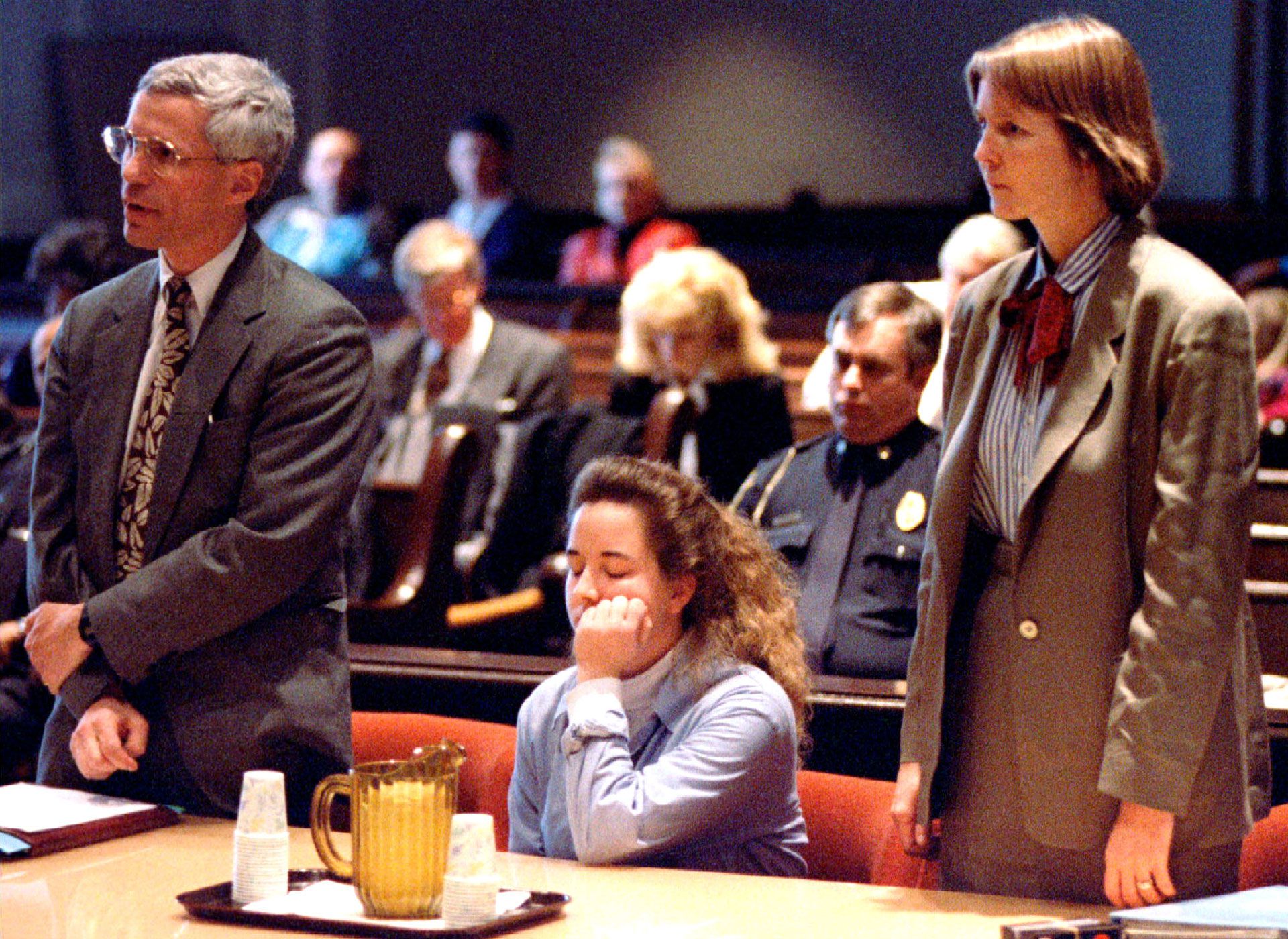 Susan Smith, durante el juicio en su contra (Reuters)