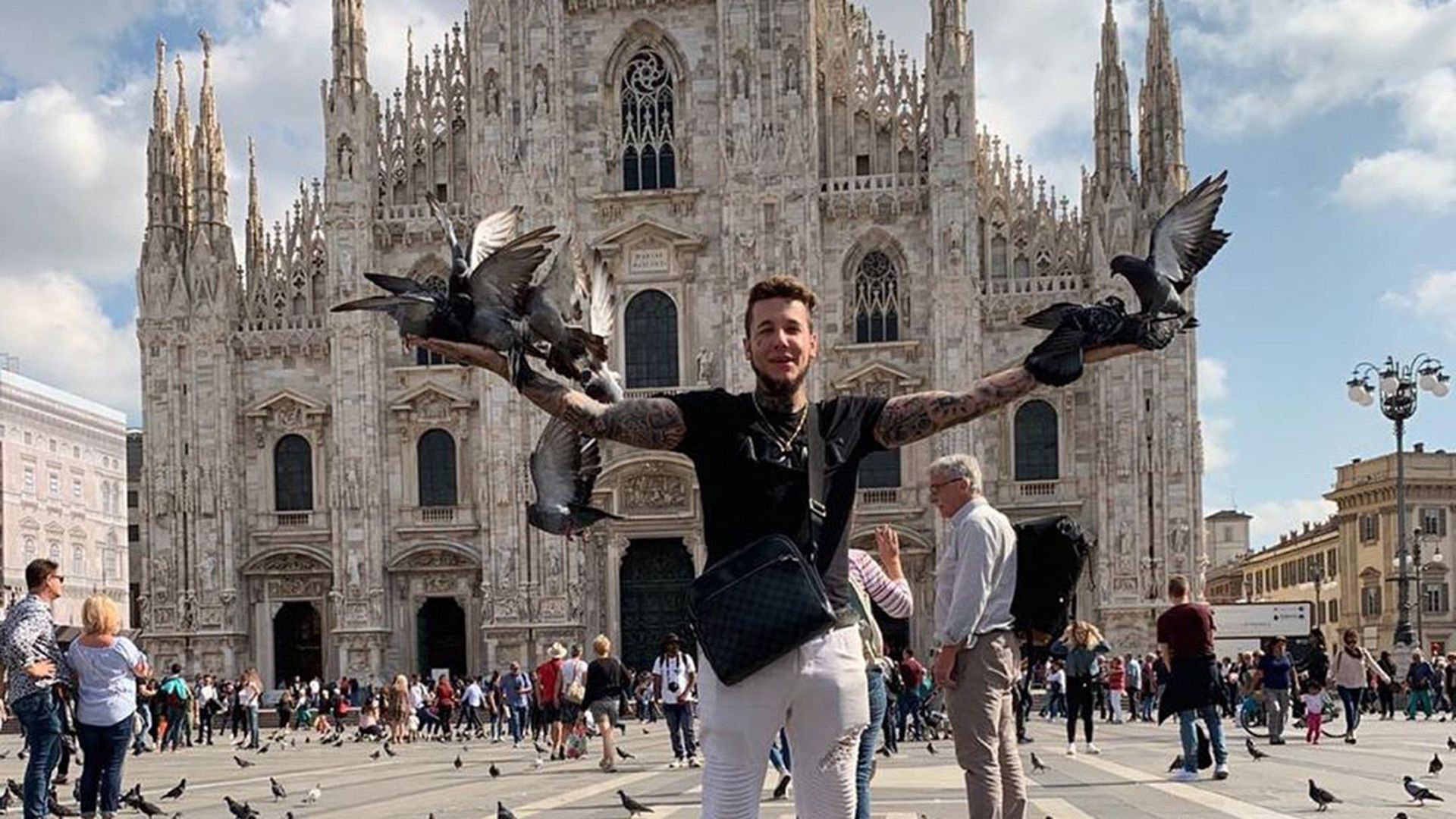 Alex Caniggia regresó a la Argentina, tras viajar a Milán (Instagram)