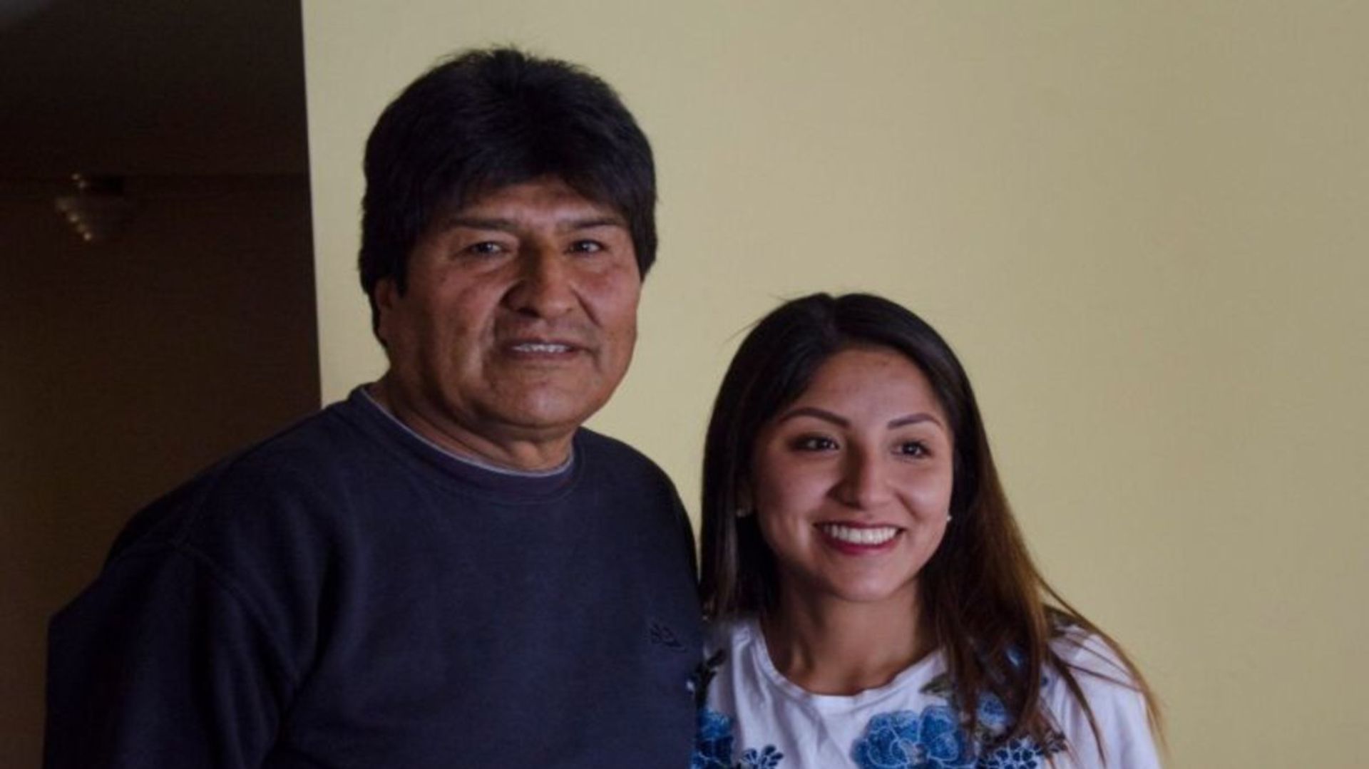 Evo Morales y su hija, Evaliz Morales Alvarado