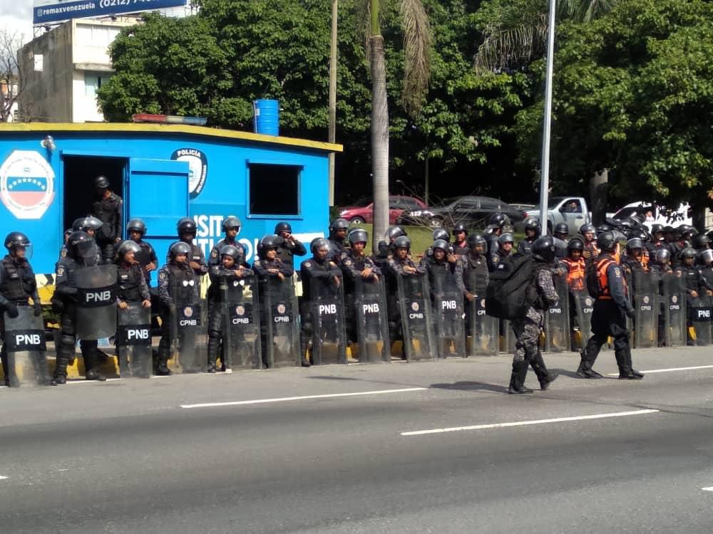 Infobae en las marchas del 16N en Caracas (Maiker Yriarte/Infobae)