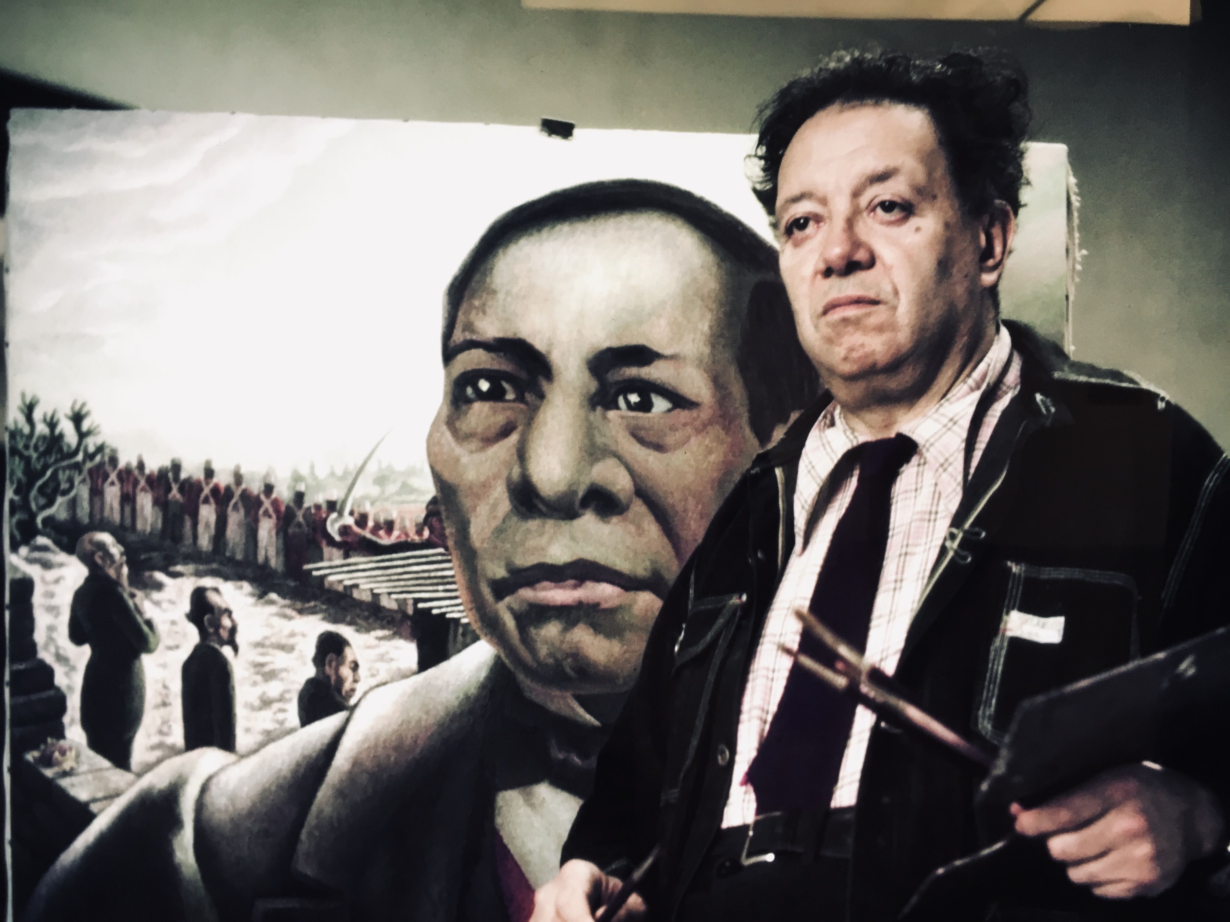 Diego Rivera la contrató como su asistente para trabajar en el mural Sueño de una tarde dominical en la Alameda Central en el Hotel del Prado