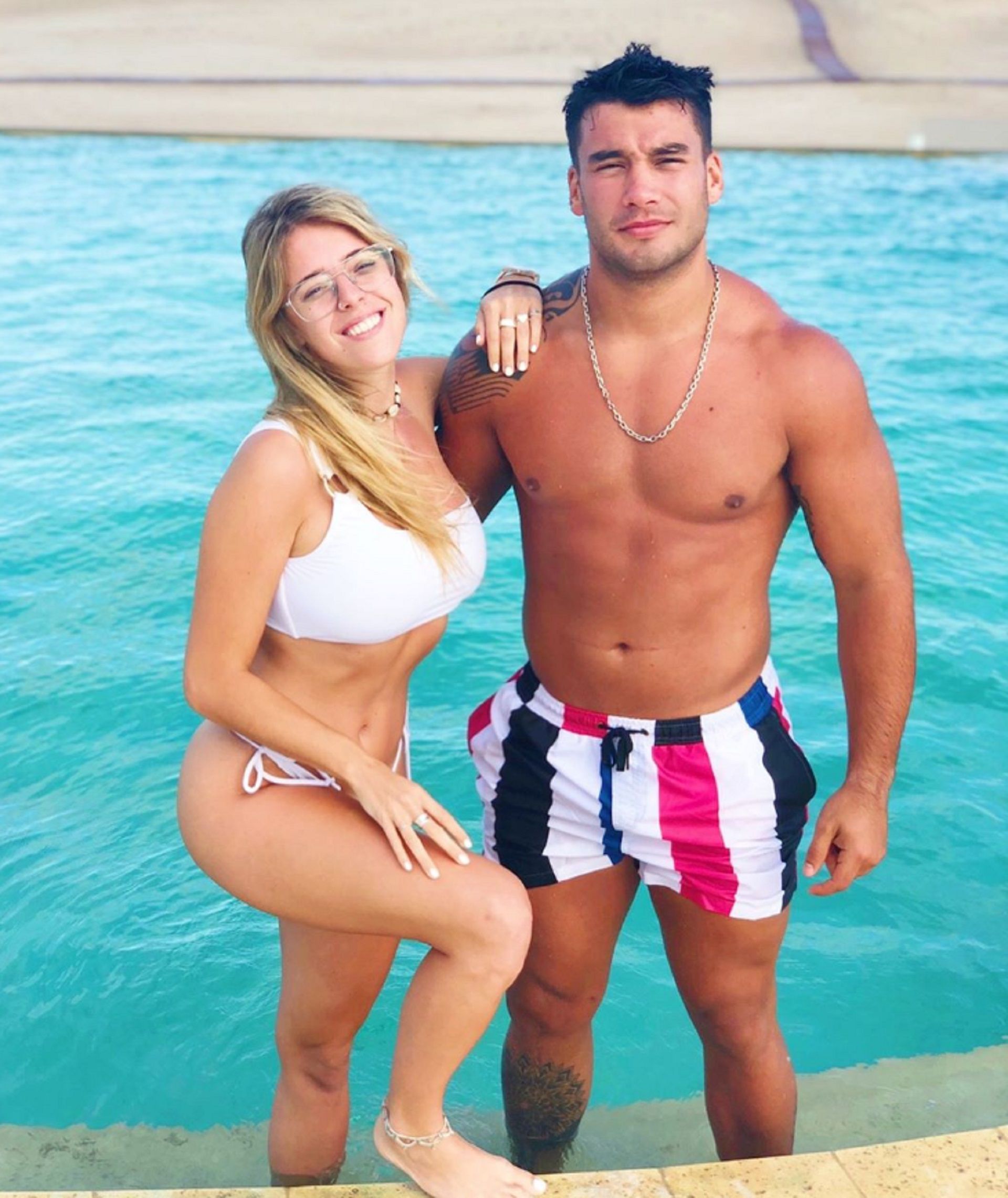 Nati Jota y Bruno Siri se conocieron durante unas vacaciones en el Caribe en enero de 2018