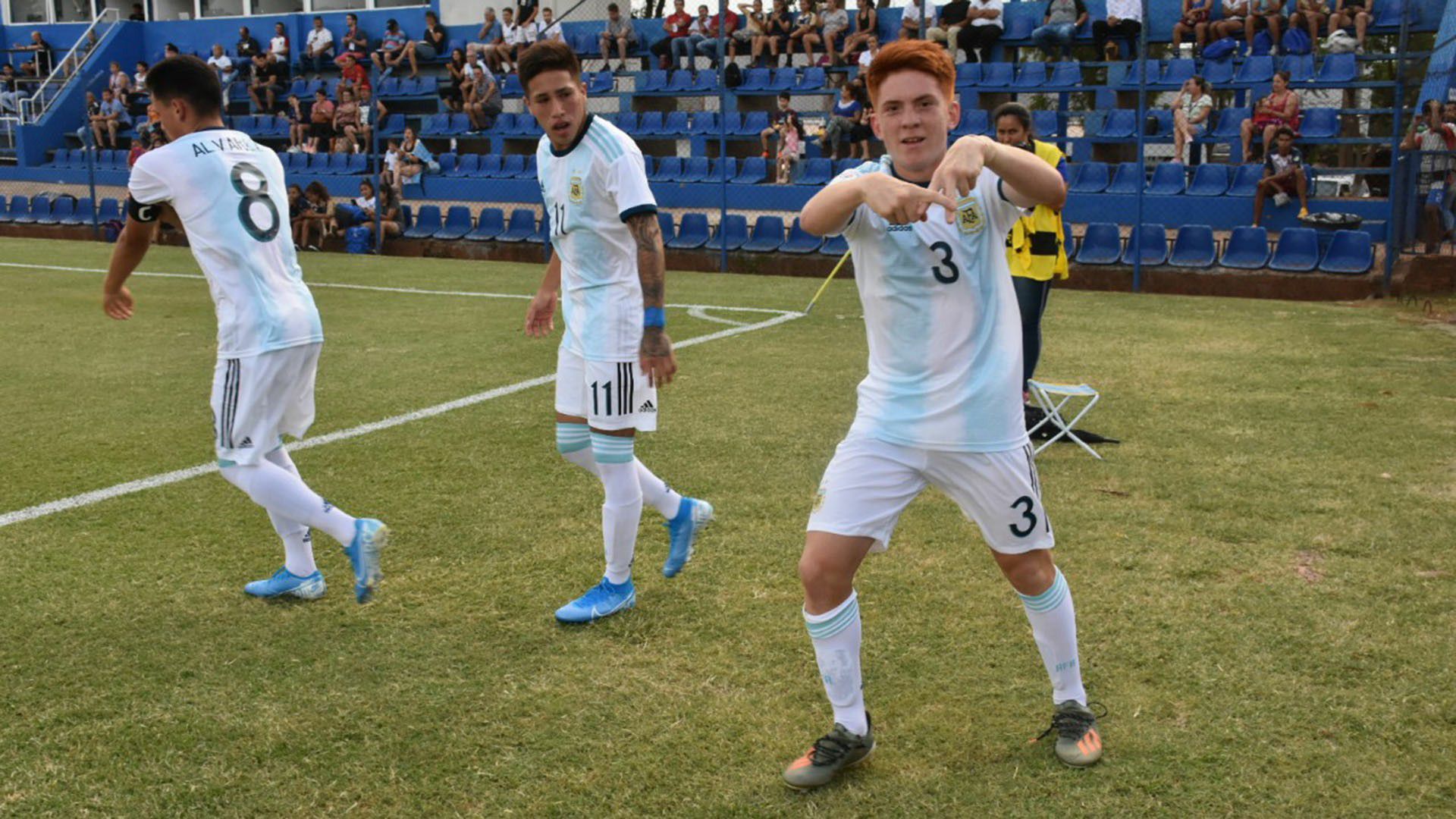 Valentín Barco, de Boca, es una de las figuras del seleccionado Sub 15 de Argentina en el Sudamericano de la categoría 