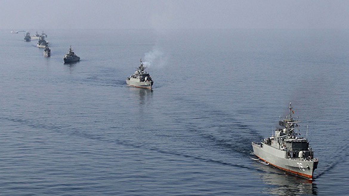 Una flota iraní en el Golfo Pérsico (Reuters)