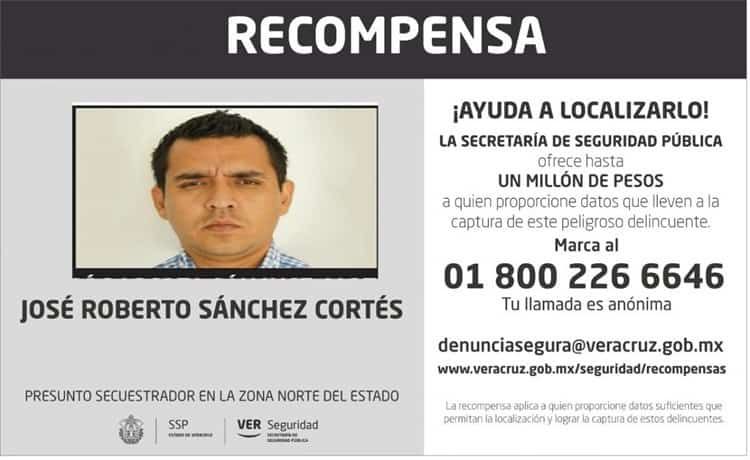 La Fiscalía de Veracruz ofreció una recompensa por José Roberto Sánchez