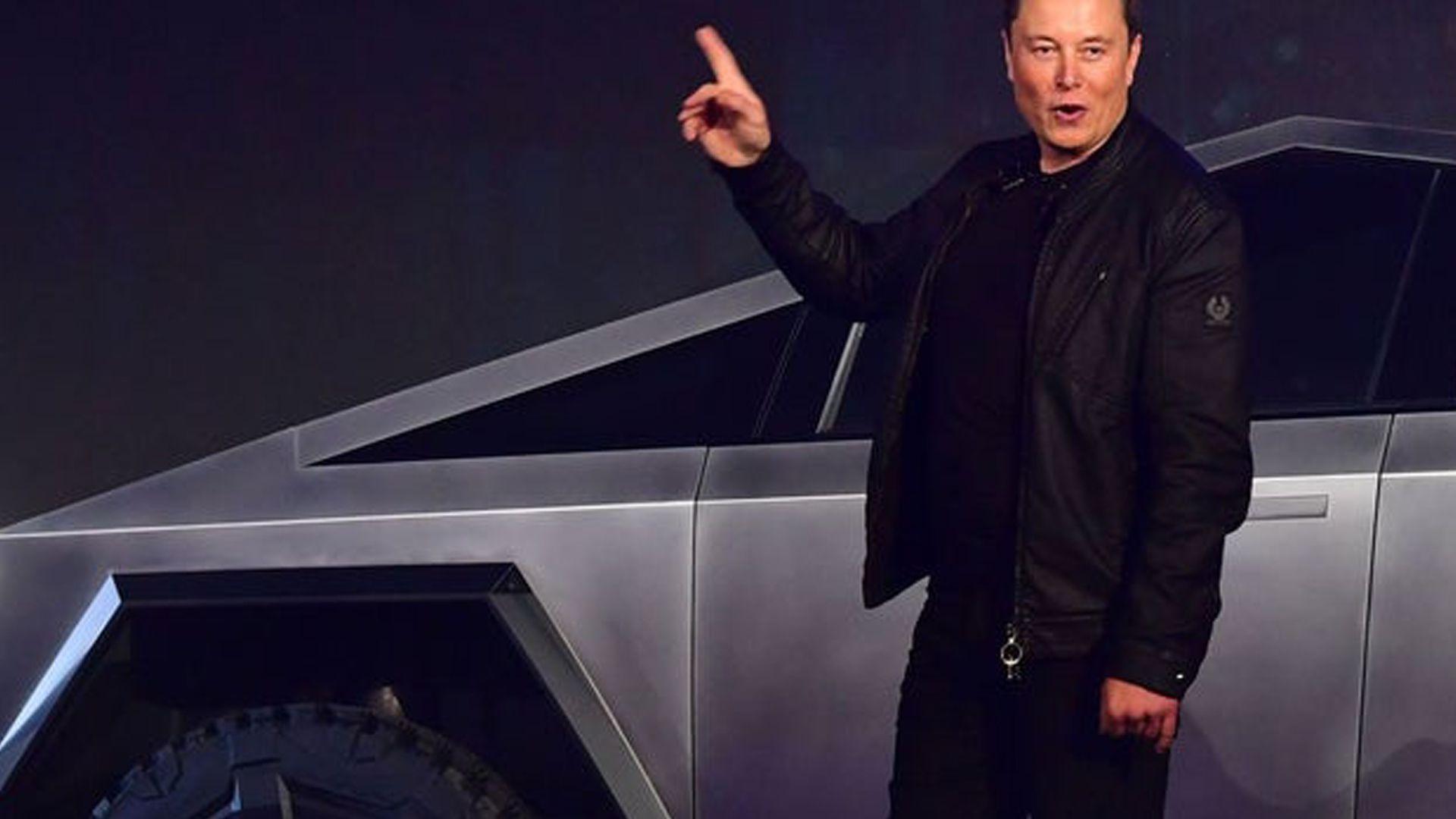 Elon Musk en la presentación de la Cyber Truck, en Hawthorne, California. Foto: Archivo DEF.