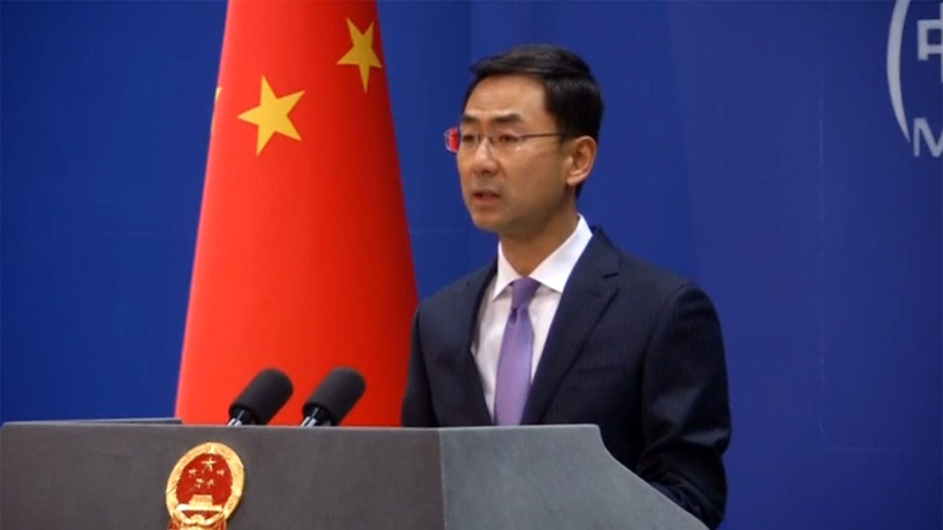 Geng Shuang, portavoz del ministerio relaciones exteriores de China, afirmó que “algunos medios” extranjeros están tratando de “exagerar el tema de Xinjiang” para “difamar” la campaña impulsada por Pekín de “antiterrorismo y desradicalización”. (Reuters)