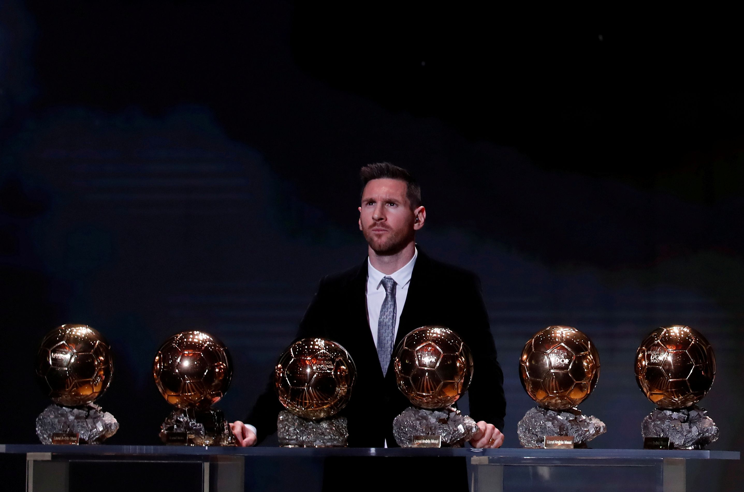 Lionel Messi ganó su sexto Balón de Oro (REUTERS/Christian Hartmann)