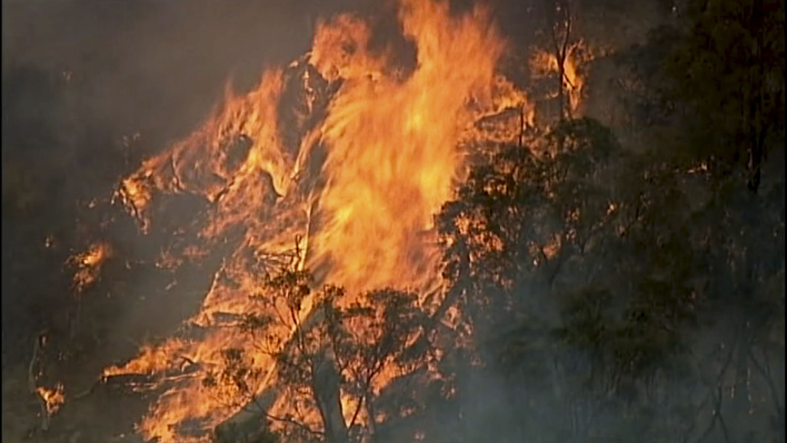 Incendio en Bundoora, en el estado de Victoria, Australia