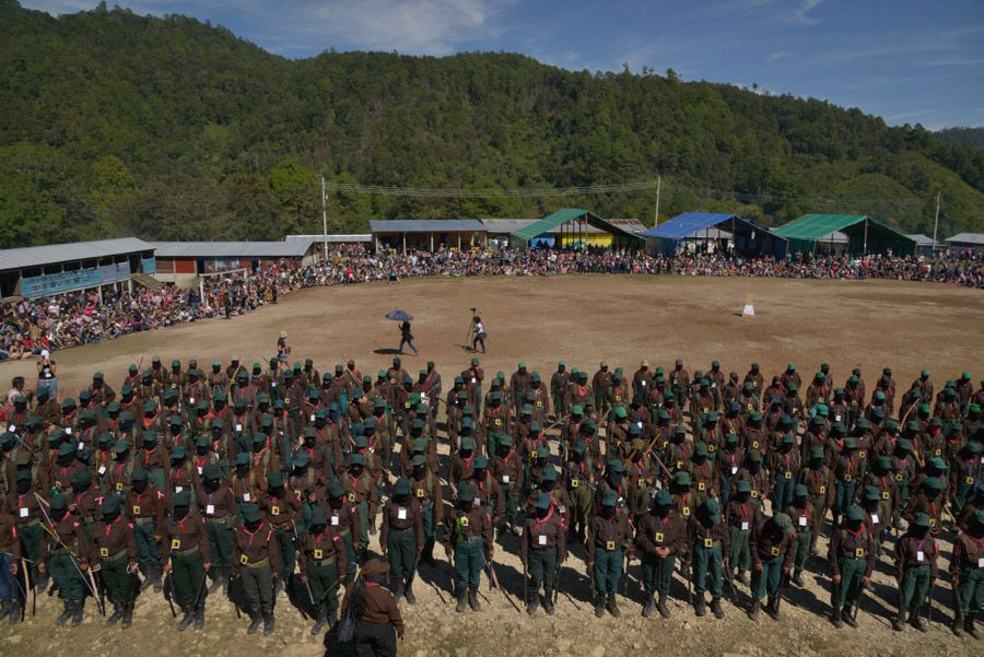 ALTAMIRANO, CHIAPAS, 27DICIEMBRE2019.- Inicio el Encuentro de Mujeres que Luchan convocado por las compañeras del Ejercito Zapatista de Liberación Nacional. El encuentro que se llevará a cabo en el Caracol Morelia tendrá una duración de tres días; en el se debatirá sobre temas como la violencia que, aseguran las particiantes, ejercen el patriarcado y el capitalismo hacia las mujeres. FOTO: ISABEL MATEOS /CUARTOSCURO