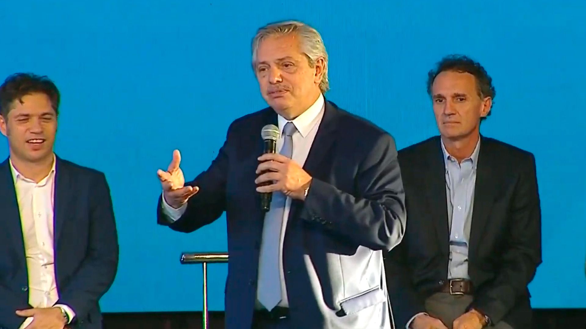 El presidente Alberto Fernández lanzó el plan "Argentina Hace" en San Fernando