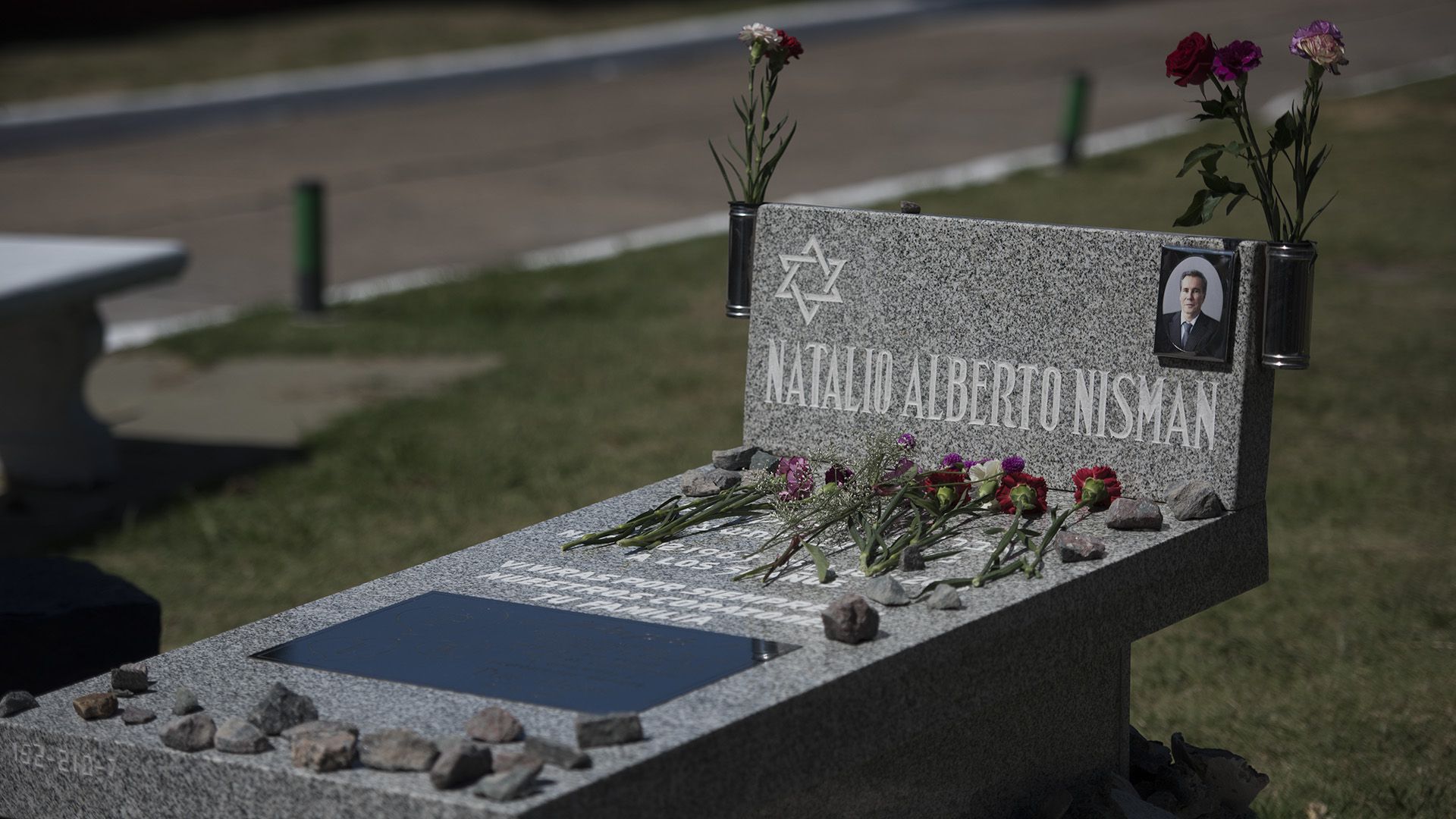 Los restos de Alberto Nisman descansan en el cementerio israelita de La Tablada (Adrián Escandar)