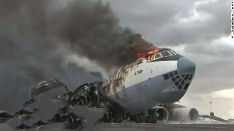  El avión que era propiedad de Volaris, un Ilyushin Il-76TD, fue destruido por un drone Libia.