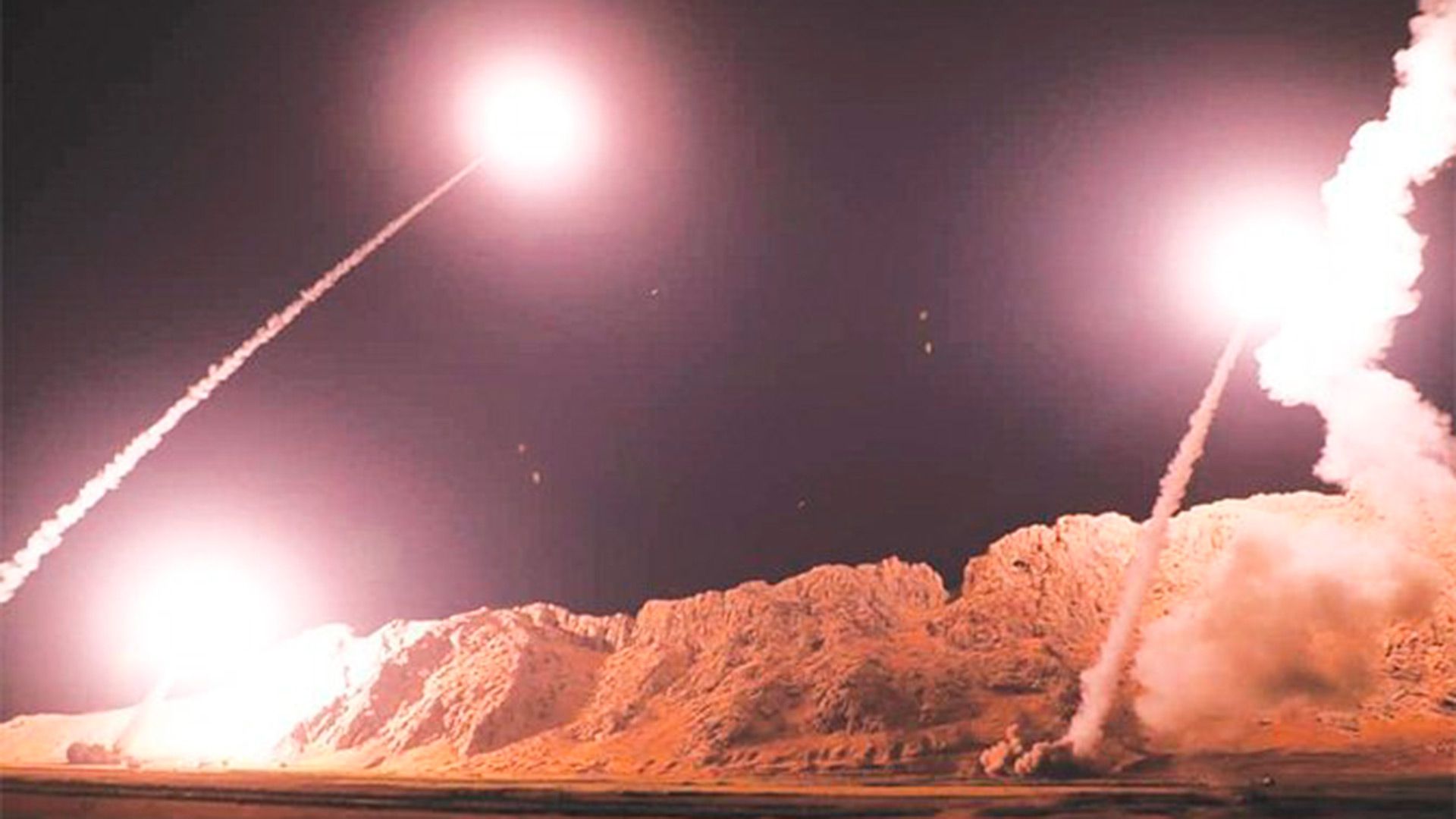 El lanzamiento de los misiles iraníes