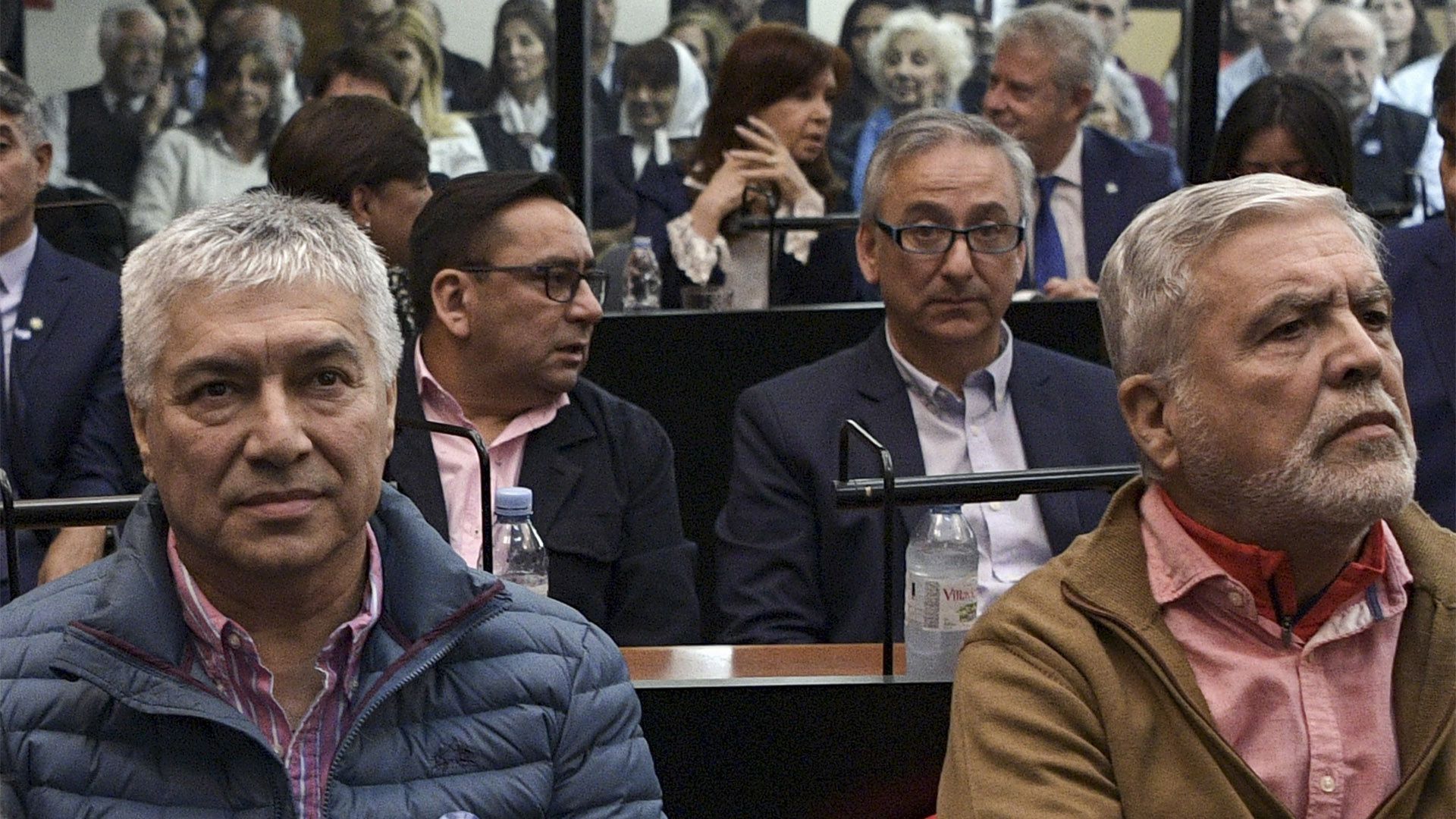 Báez y De Vido, otros dos acusados (Photo by JUAN MABROMATA / AFP)