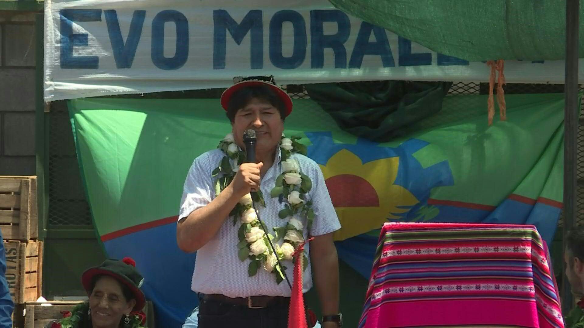 Evo Morales, expresidente boliviano durante su refugio político en Buenos Aires