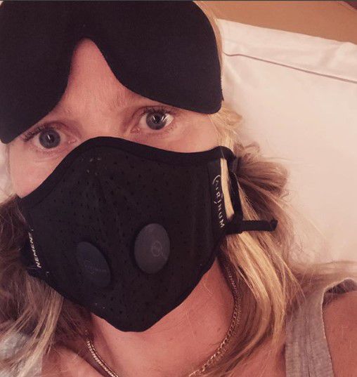 La actriz iba rumbo a París (Foto: IG gwynethpaltrow)