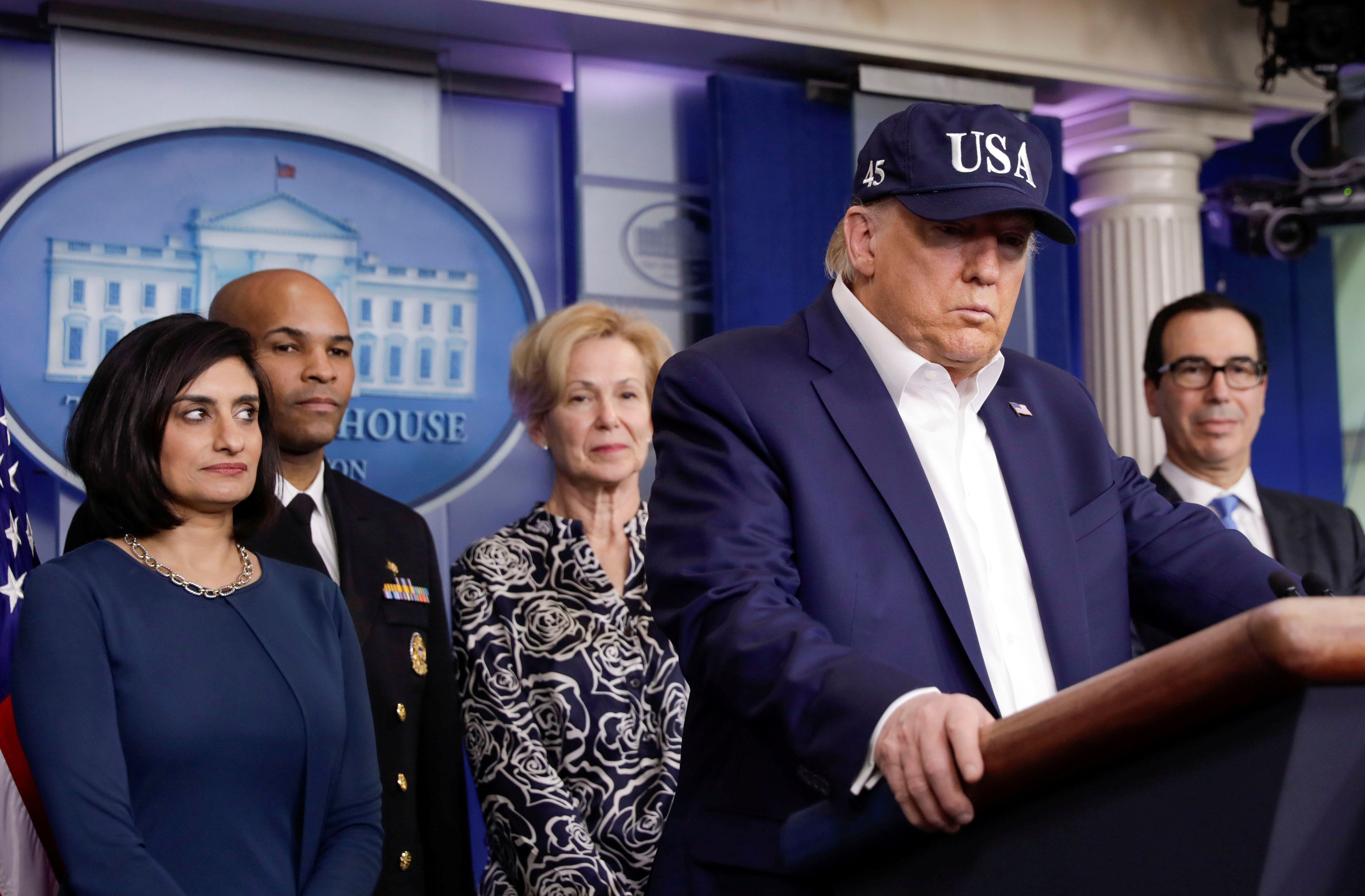 Donald Trump se realizó un test de coronavirus y el resultado dio negativo (REUTERS/Yuri Gripas)