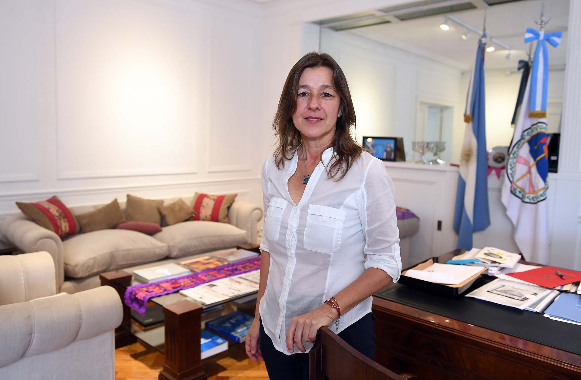 Sabina Frederic, ministra de Seguridad de la Nación, a cargo de la línea gratuita 134