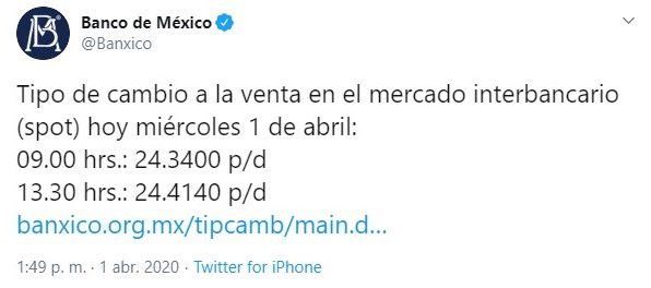 Banco de México (Foto: Twitter@Banxico)