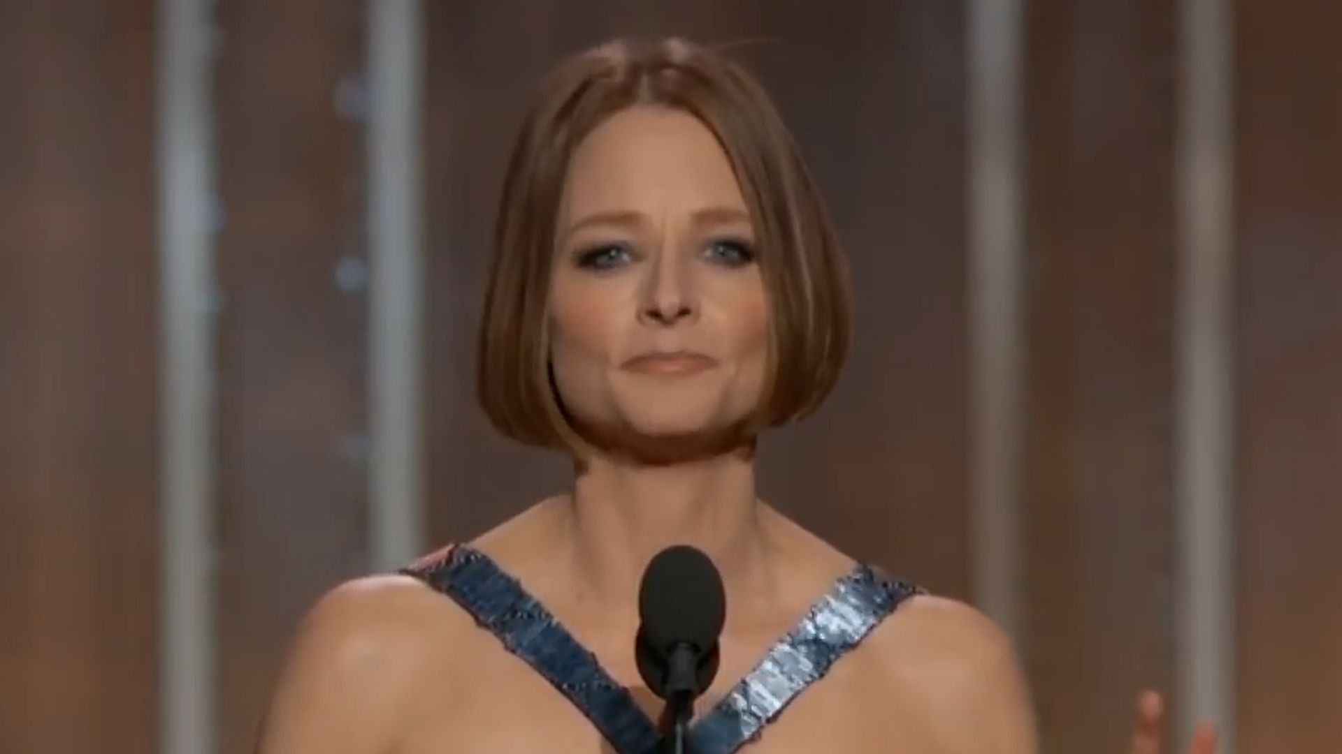 Jodie Foster habló de su homosexualidad en la ceremonia de los Globos de Oro
