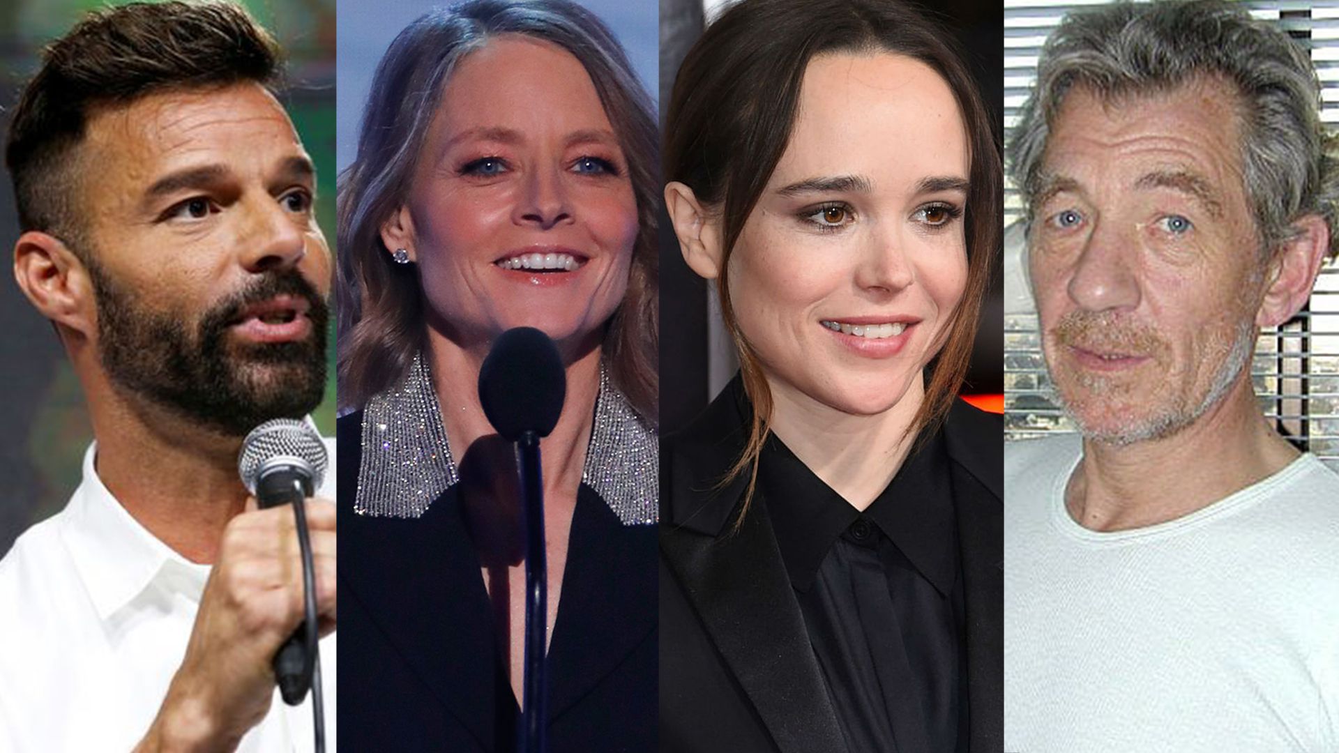Ricky Martin, Jodie Foster, Ellen Page e Ian McKellen han hablado abiertamente de su homosexualidad (Fotos: Reuters - Ian Mckellen/Instagram)