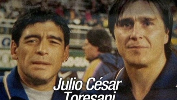Diego Maradona le envió su apoyo al hijo del Huevo Toresani a través de un video