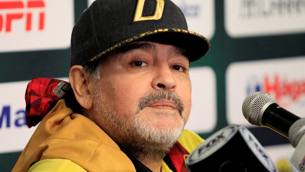 Diego Maradona y Verónica Ojeda, de novios otra vez