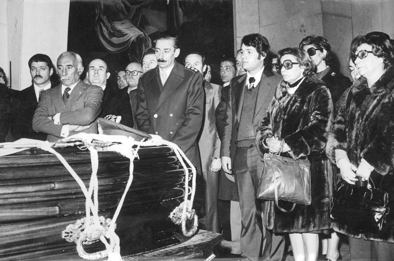 Videla asistió al funeral de Omar Actis, titular del Ente Autárquico Mundial ’78, por cuyos fondos había una disputa interna entre el ejército y la armada.
