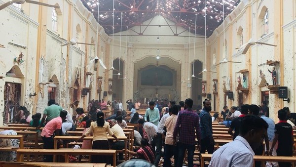 Más de 130 muertos y centenares de heridos por explosiones en Sri Lanka durante el domingo de Pascua
