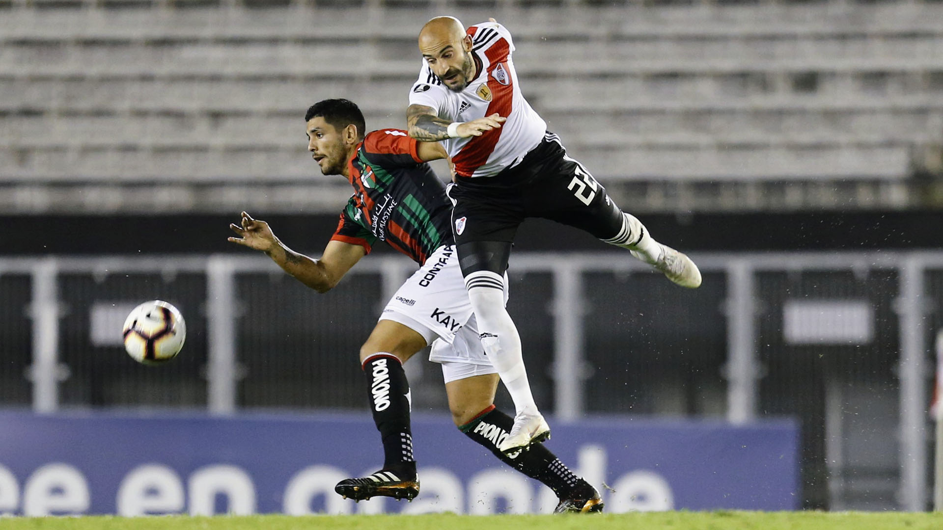 En Chile, River se enfrentará a Palestino con el objetivo de asegurar su clasificación a los octavos de final de la Copa Libertadores (Nicolás Aboaf)