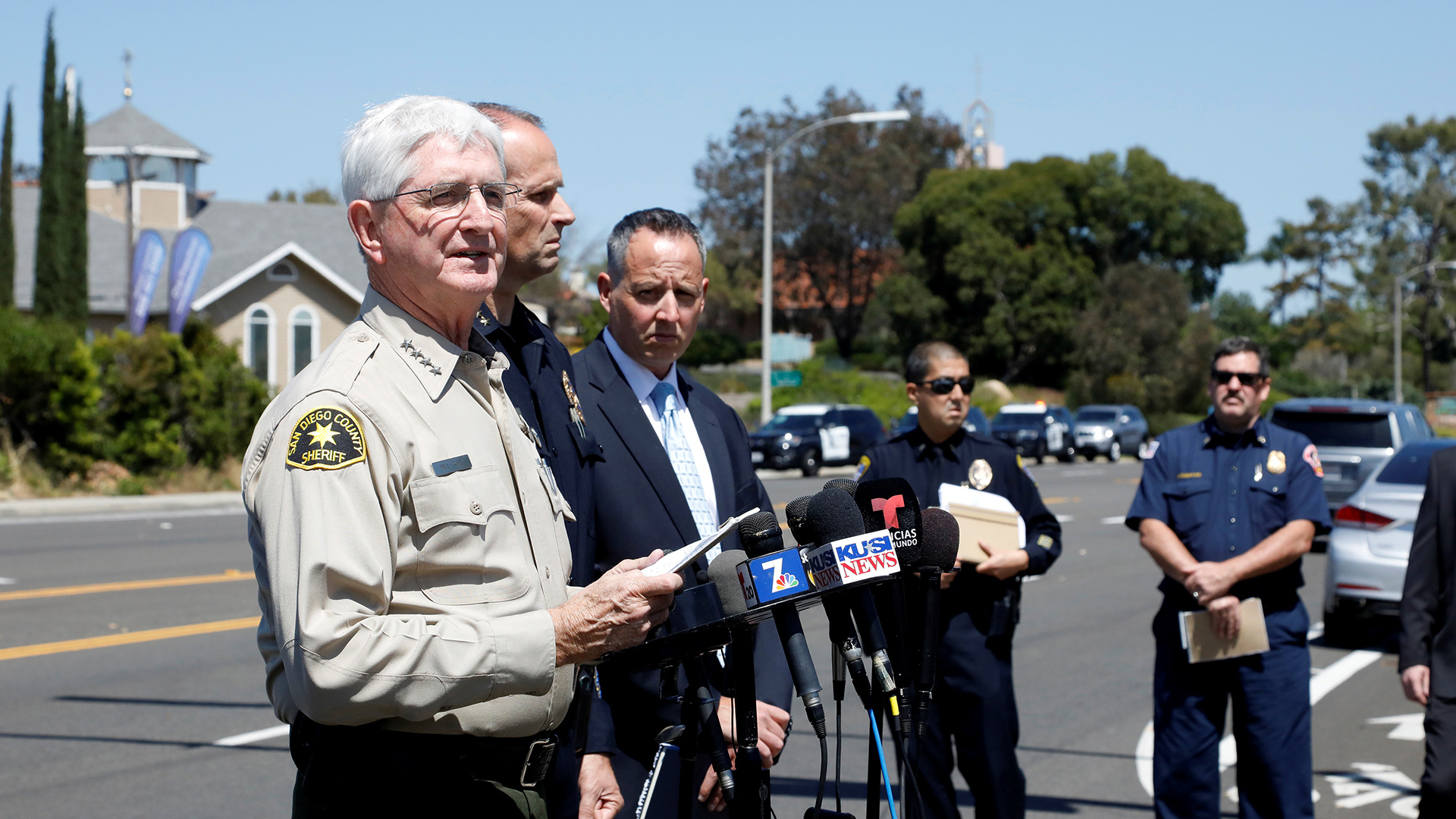 Bill Gore, sheriff del condado de San Diego (REUTERS/John Gastaldo)
