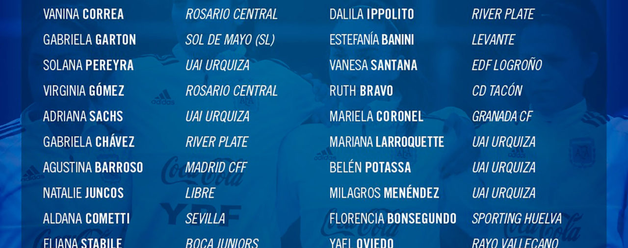 Argentino dio a conocer la lista con las 23 convocadas para el Mundial de Francia con un original video
