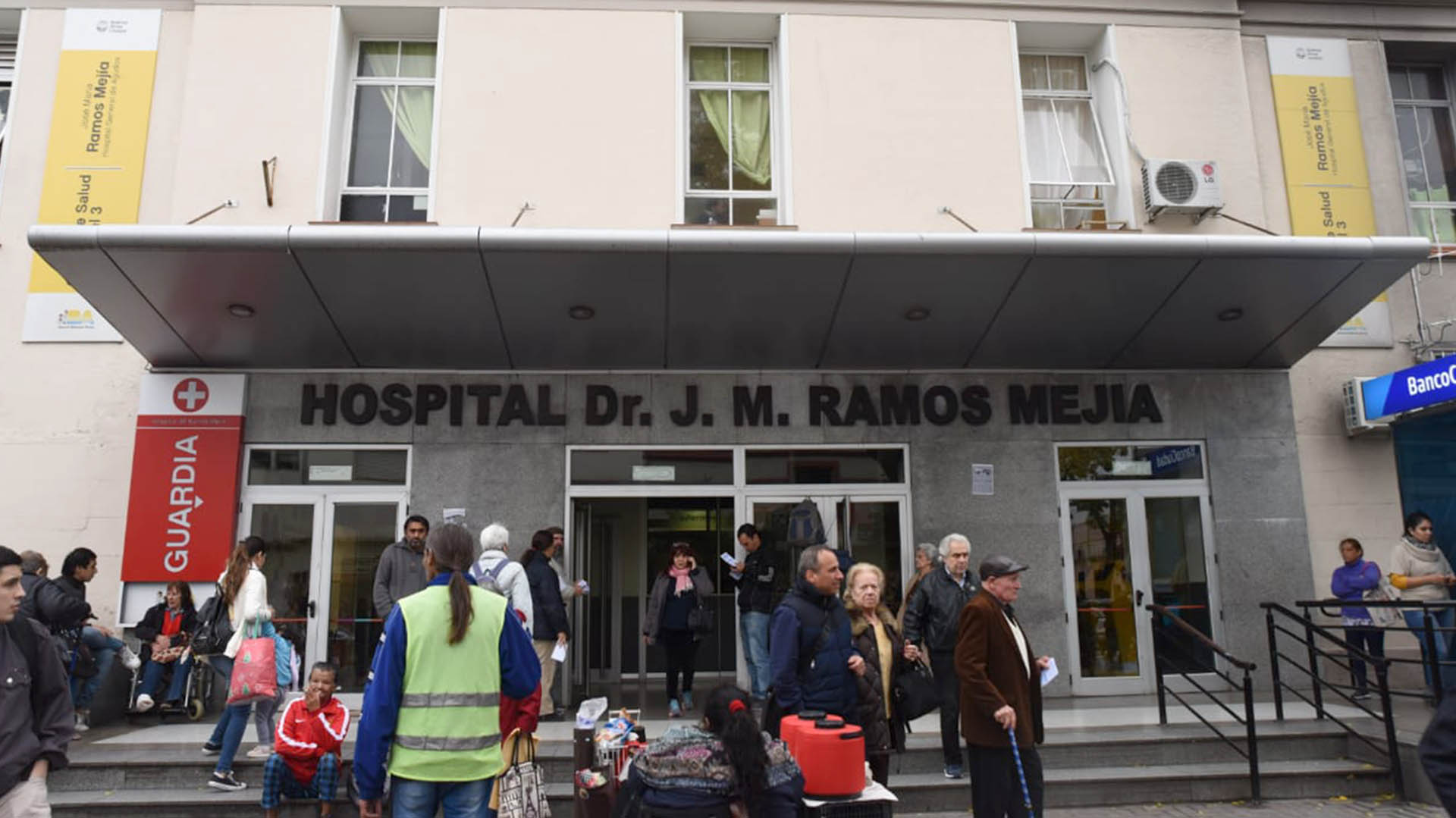 Olivares fue trasladado al hospital Ramos Mejía