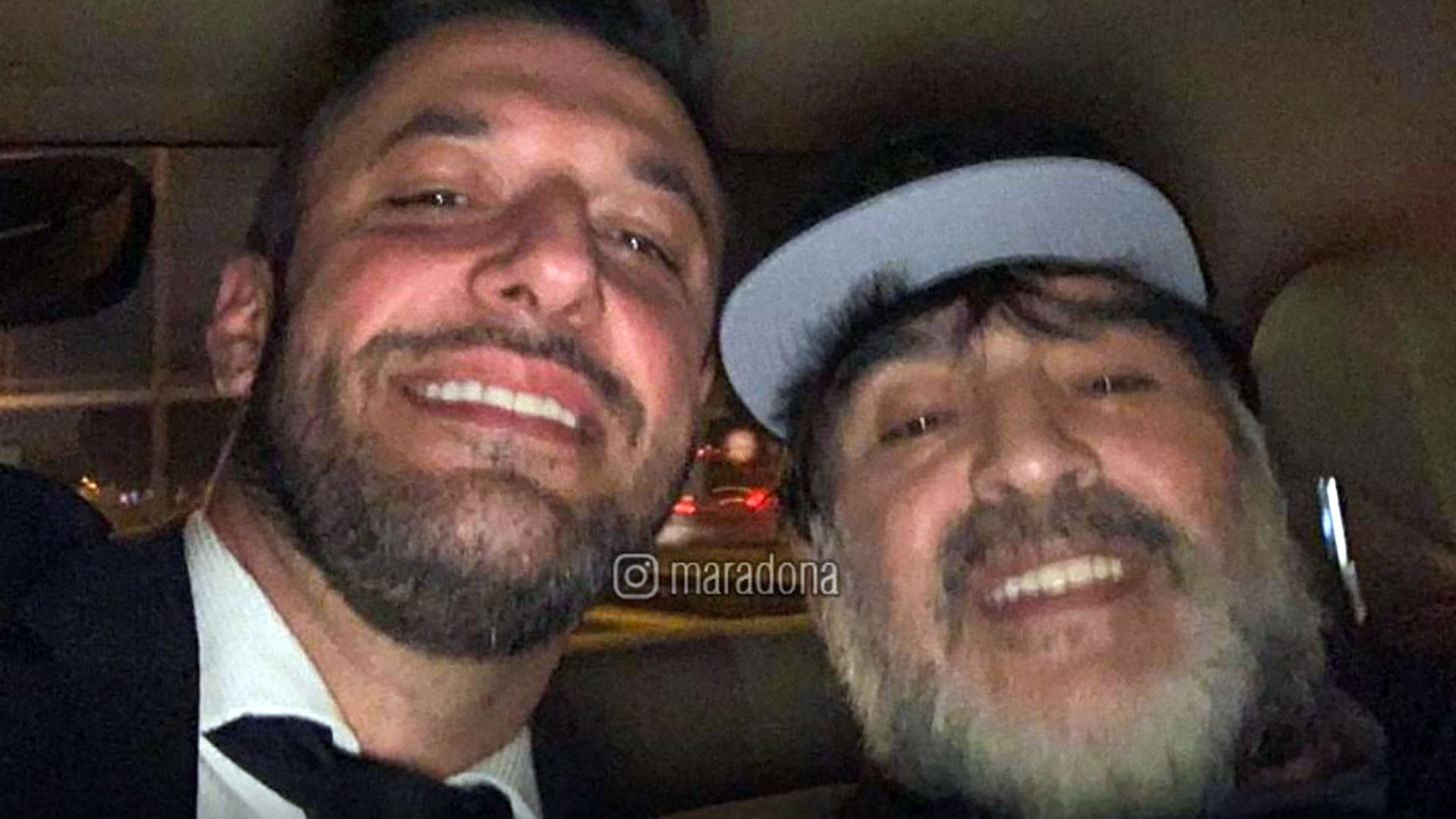 La primera imagen de Maradona en Buenos Aires, junto a su abogado Matías Morla