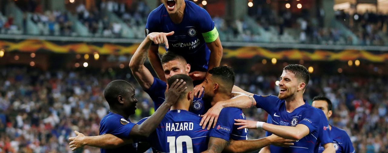 El Chelsea aplastó al Arsenal y se consagró campeón de la Europa League