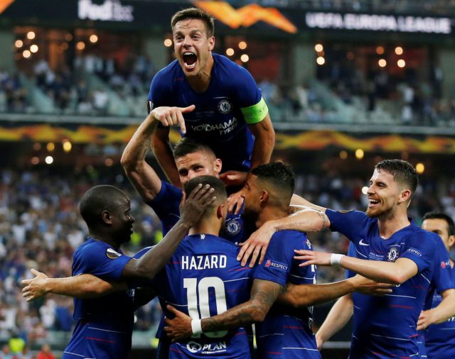 El Chelsea aplastó al Arsenal y se consagró campeón de la Europa League