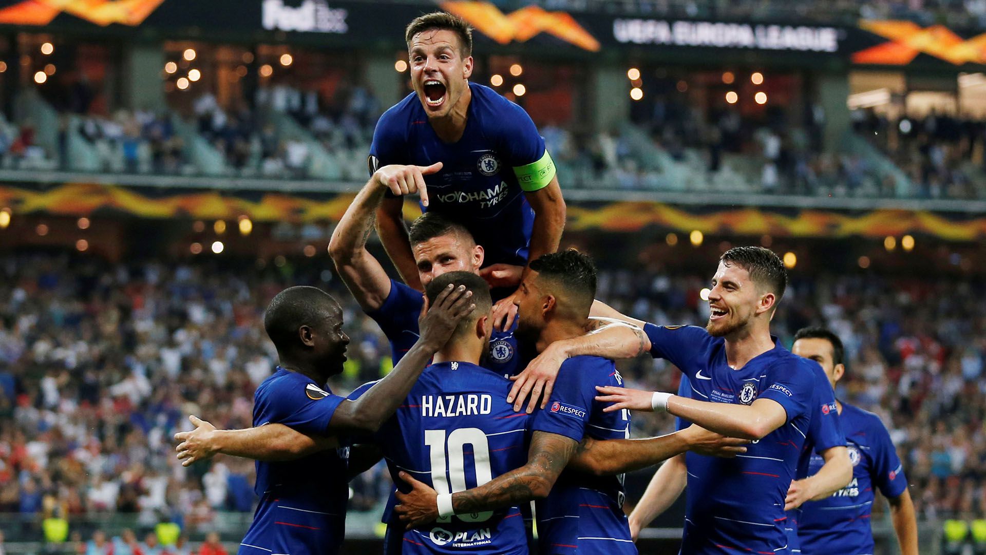 El Chelsea goleó 4-1 y es campeón de la Europa League (Reuters)