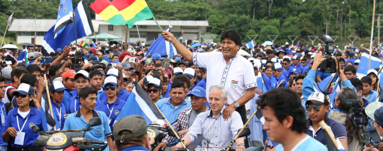 En medio de su polémica candidatura, Evo Morales comenzó la campaña electoral en Bolivia