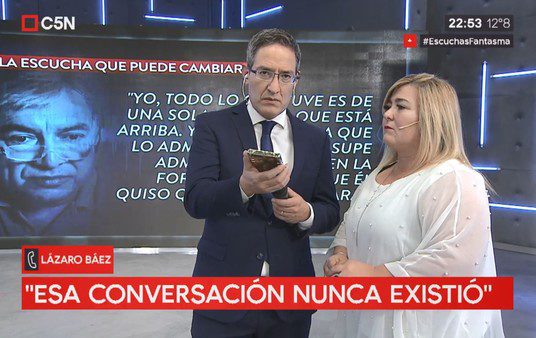 Lázaro Báez habló en vivo desde la cárcel para negar que haya sugerido ser el testaferro de Néstor Kirchner