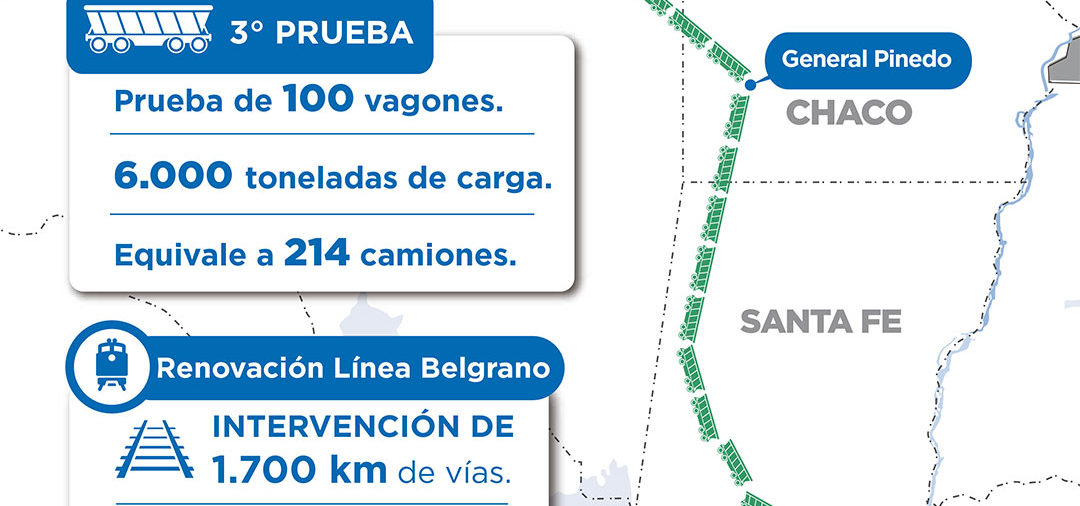 Tren Belgrano Cargas: por primera vez se transportarán 100 vagones desde Salta hacia Santa Fe