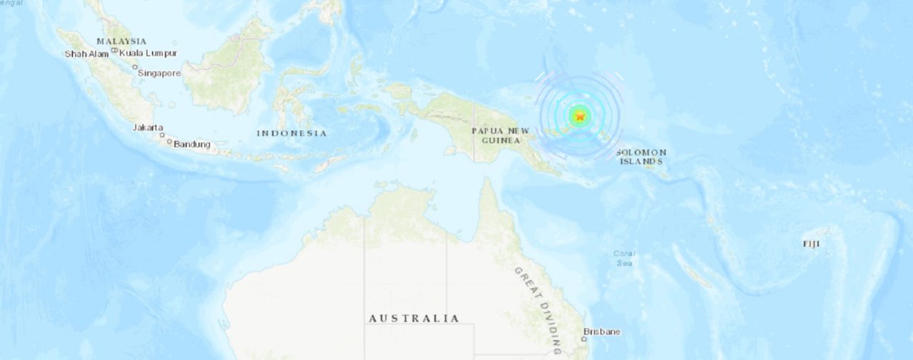 Un terremoto de 7,5 grados sacudió a Papúa Nueva Guinea