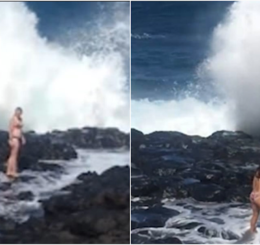 VIDEO: el instante que arruinó las vacaciones de dos mujeres en Hawái