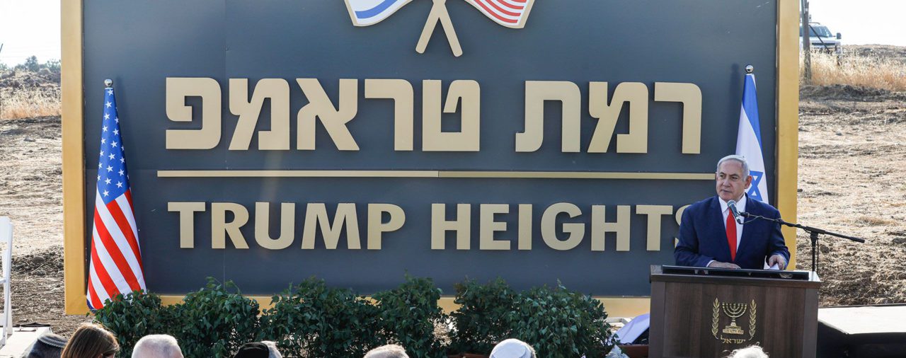 Benjamin Netanyahu inauguró en los Altos del Golán la nueva colonia "Trump" en honor al presidente de EEUU