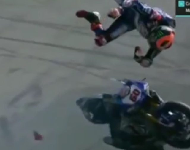 Conmoción cerebral y múltiples fracturas: el espectacular accidente que sufrió un campeón de motociclismo