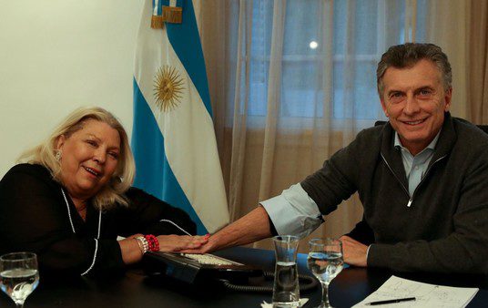 Elisa Carrió apoyó la designación de Miguel Ángel Pichetto como candidato a vice de Mauricio Macri: "Nunca fue golpista"