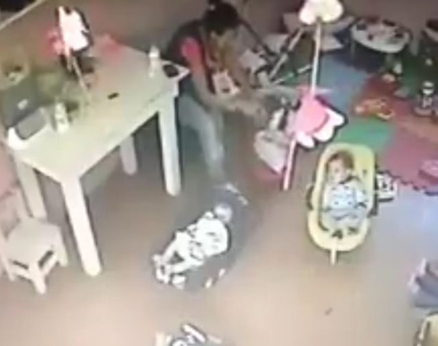 Escalofriante video del maltrato a una bebé de 4 meses en una guardería de La Plata