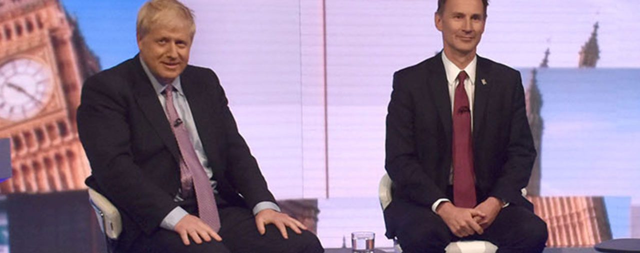 Jeremy Hunt llamó "cobarde" a Boris Johnson por evitar debates sobre el Brexit
